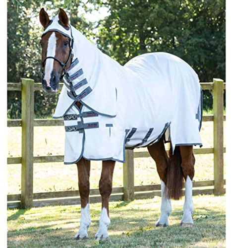 Fliegendecke für Pferde mit Bauchklappe Premier Equine Buster Sweet Itch