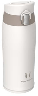 Super Sparrow Water Bottle Stainless Steel 18/8 - Travel Mug - 350ml - Insulated Metal Water Bottle - BPA Free - Leakproof Drinks Bottle