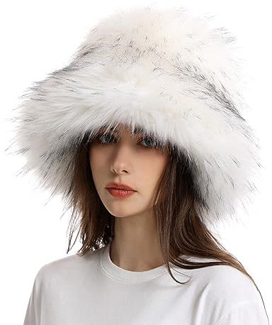 Damenmütze Damenhut Winter Eimerhüte Warm Weich Winterhut Mädchen Wintermütze Warm Eimerhut Plüsch Fischermütze Warme Anglerhut Schlapphut Freizeithut Damenhut Damenmütze Plüsch Bucket Hat
