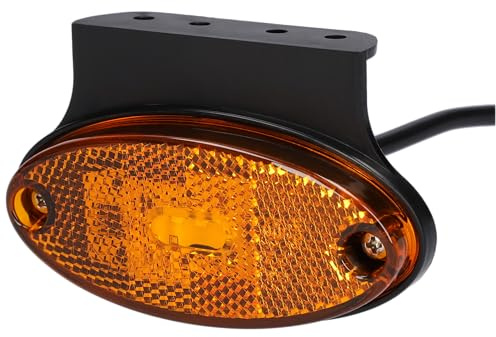 SAMETRUCK Seitenmarkierungsleuchte LED Begrenzungsleuchte orange 12V 24V PKW LKW Anhänger