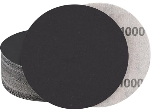 STEBRUAM 30Stück Schleifpapier 150mm Klett trocken nass Körnung 1000 | schleifscheiben für Auto Metall