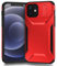Yerebel Case for iPhone 12 Mini Case, iPhone 13 Mini Case with Slide Camera Cover, Military Grade Non-Slip Heavy Duty Rugged Shockproof Protective Phone Cover for iPhone 12 Mini Red