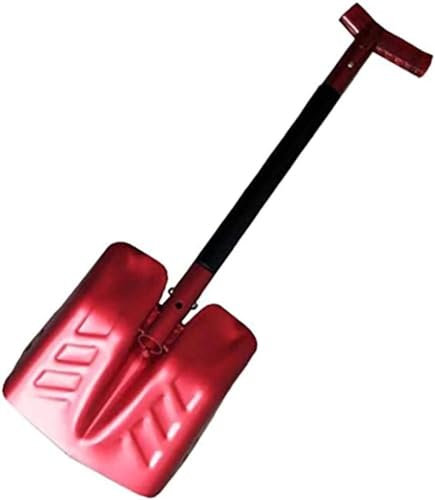 JOCHEN Pelle à Neige Domestique, grattoir à Glace Portable en Alliage d'aluminium, Manche télescopique pour Pelle à Neige de véhicule, Pelle antioxydante, scie à Glace, Outils à Glace