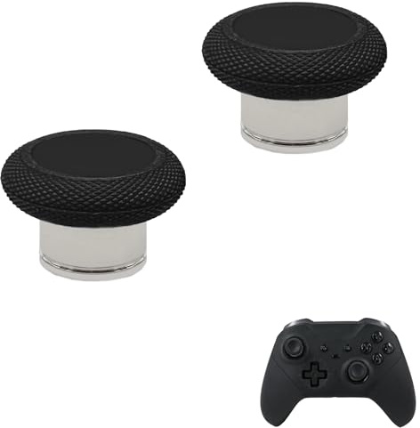 2 joysticks cortos Elite Series 2 para Xbox Elite Series 2, controlador Elite de 2 núcleos, joysticks analógicos magnéticos cóncavos cortos para Xbox Elite Series 2 Core de altura estándar (negro)