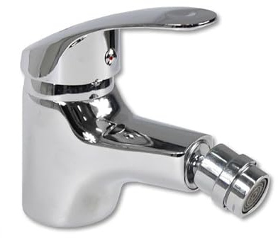 ZENZERO® - RUBINETTO Miscelatori per Lavabo Bidet Doccia Vasca Cromato Linea NAPOLI - Rubinetteria per la Casa - Monocomando per Bagno Cucina Risparmio Idrico Aeratore Anticalcare (Miscelatore Bidet)