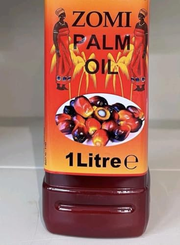 Zomi Palm Oil, 1 Litre, Traditional African Cooking Oil