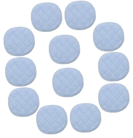 Hohopeti 30pezzi Coppette Assorbilatte Riutilizzabili in Cotone Coppette Assorbilatte Lavabili Fodera Anti-perdita Adatte Al Reggiseno Per Assorbire Latte Materno in Eccesso