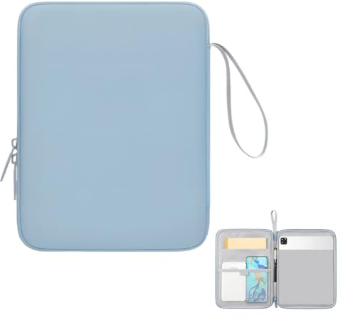 YUVKIN 9-11 Custodia Protettiva, 10 Pollici Custodia Protettiva Compatibile con Pad PRO 11 M4 2024/11 Pollici Pad Air M2 2024/Pad 10a 10,9 2024/iPad Air 5/4 10,9, Tab S9/S8/A8/A7 Blu