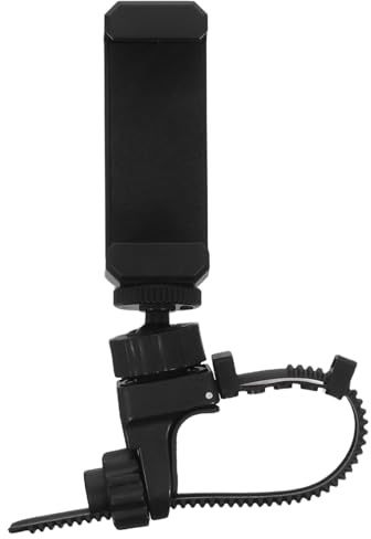 BESPORTBLE Support Lyre pour Trombone, Trompette et Cor en Métal Noir, Pince pour Partitions et Téléphone, Réglable, Léger et Portable, Accessoire pour Répétitions et Concerts de Fanfare