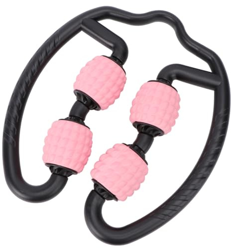 HEANUJJ Rouleau de Massage Relaxant Musculaire en Matériau Doux, Bâton de Fitness Rose pour Yoga et Pilates, Massage Profond pour Soulager Douleurs Articulaires, Outil Bien-usage