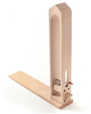 Läderklämma för ponnyhäst, Trä Handsömnad Clip Lädersömmar Snörning Pony 380x410mm