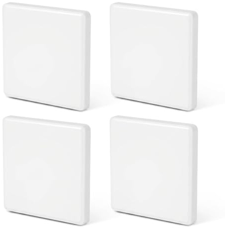 Lot de 4 couvercles d'interrupteur de lumière, cache d'interrupteur aveugle, couvercle d'interrupteur pour la famille, couvercle de prise de courant blanc, couvertures pour intérieur