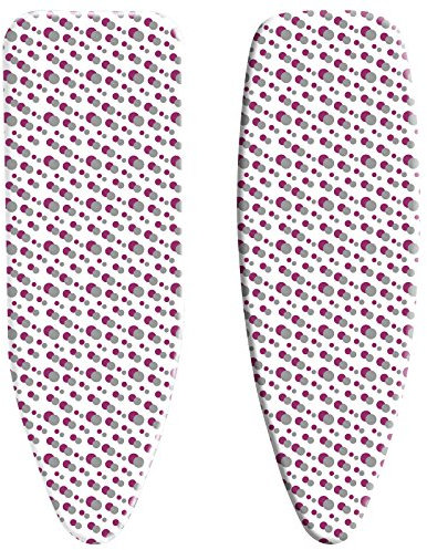 Minky PP22906101 Supersize Smartfit Reflector Ironing Board Cover, White/Purple, 145 x 54 cm