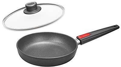 Woll, Gusspfanne 28 cm Titanium Nowo mit passendem Sicherheitsglasdeckel