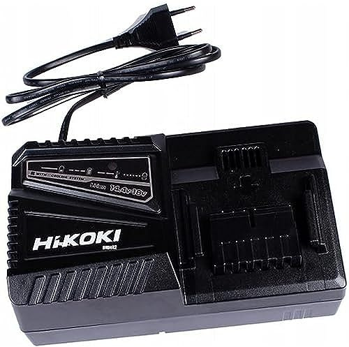 HiKOKI UC18YFSL Ladegerät, 14,4V bis 18V Li-Ion Multi Volt Schiebeakku | Schnellladegerät für 14,4V und 18V Li-Ion Schiebeakkus, effizientes Energiemanagement, Lieferung ohne Akku