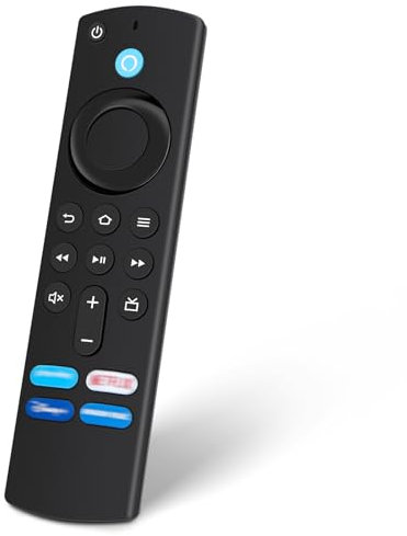 superpow Replacement Voice Remote (3rd Gen) Compatible with TV Stick 4K, TV Stick (2nd & 3rd Gen), TV Cube (1st & 2nd Gen),TV (3rd Gen),TV Stick Lite
