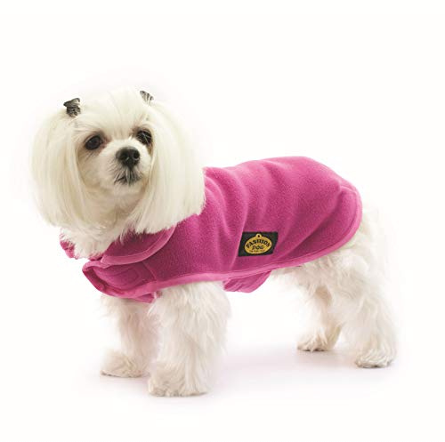 Fashion Dog Fleece-Hundemantel - Fuchsia - 39