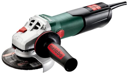 Metabo 603625500 WEV 11-125 QUICK - Amoladora angular (125 mm, 1100 W, incluye caja Metabox)