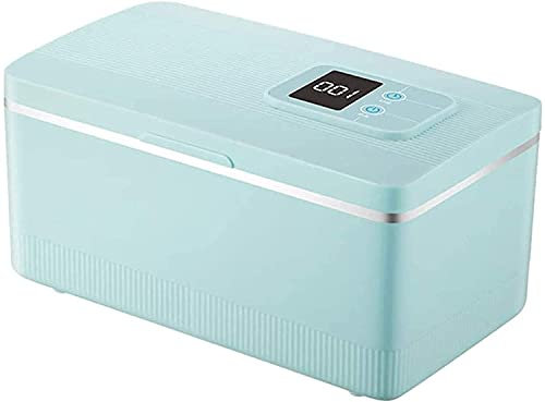 NICETOW Pulitore ad Ultrasuoni Pulitore Portatile per Gioielli, Macchina Pulitrice Utensili Multifunzione 600ML, per Occhiali Protesi, Frutta Verdura, Rondella Anello Orecchio Argento Diaman