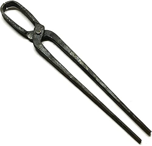 Tenazas de herrero,Tenaza de forja Ponga de herrero Tong Tong Ponga U-bit cuadrado Honghmiths de nariz cuadros 40 cm 0.6 kg de herrero for ingeniero herrero fragua