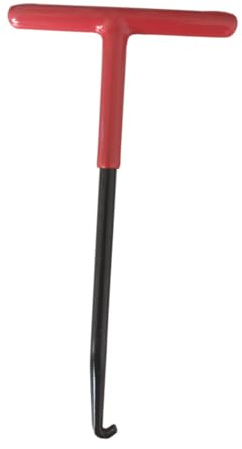 Totority Lève-Plaque D'Égout T Crochet T Poignée Crochet De Traction De Tuyau De Grille De Vidange Crochet De Plaque D'Égout De Outils De Voiture Support De