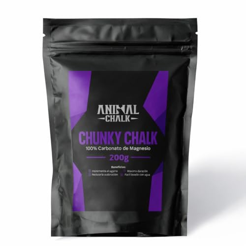 Crunchy Magnesium zum Klettern, 400 g, für Sport, Crossfit, Calisthenics, Fitnessstudio, Gewichtheben, Rock Climbing Chalk, Magnesiumcarbonatbeutel, Hände, Gewichtheben, Gym Loose für dicken Griff