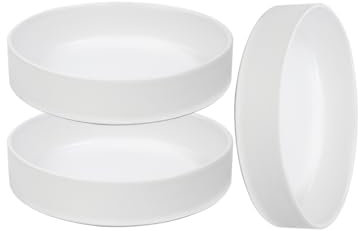 Katzennapf Keramik,3-teiliges Set Futternapf Katze，Der endgültige Katzennapf für Katzen und Welpen 15 * 4cm (Weiß)