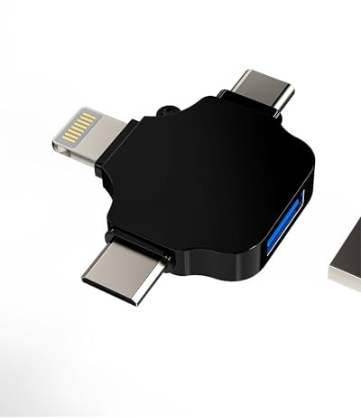 Adaptador USB USB C Lightning Micro USB Macho a USB Hembra Adaptadores OTG 3.0 Memoria para Apple iPhone Cámara Transferir Convertidor Compatible con Samsung Tipo C Android Splitter TP-OTG