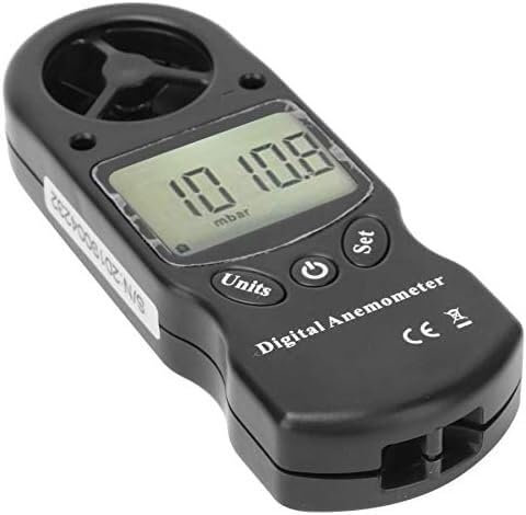 SdaryWare Tacómetro Digital portátil Multifuncional 8 en 1, anemómetro Digital de Mano, medidor de Velocidad del Viento, comprobador de Velocidad del Viento TL-302, barómetro preci