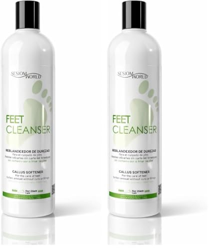 Sesiomworld Reblandecedor Profesional de Durezas Feet Cleanser, 500 ml (Paquete de 2)
