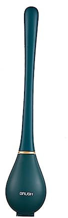 UTHCLO 1pezzi Spazzola WC Silicone e TPR Lunga con Design Antigoccia Pulizia Profonda Senza Residui per Bagno Moderno Strumento Duraturo per Toilette