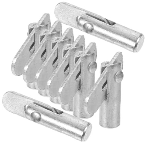 Amosfun Perno di Bloccaggio Accessorio per Ponteggi Compatti 10 per Impalcature in Ferro Argento Sostituibile Design Ergonomico Certificato Esterno