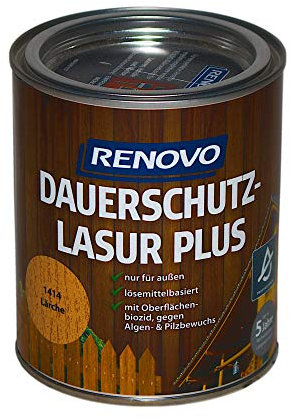 0,75L RENOVO Dauerschutzlasur 1414 Lärche Lasur Holzlasur