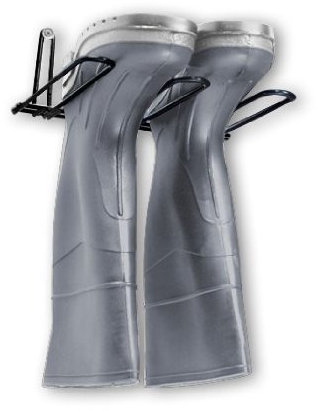 Rack'em Stiefel-Wathose – Aufbewahrung für Wathose – Stiefel – Schuhtrockner – Wandmontage Kleiderbügel – strapazierfähig – hält 1 Paar