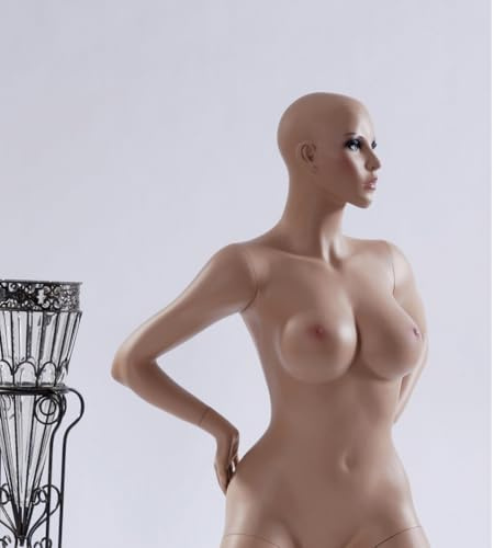 weibliche Schaufensterpuppe S-23 Mannequin Figur weiblich elegant schick modern Blaue Augenfarbe und echte Wimpern