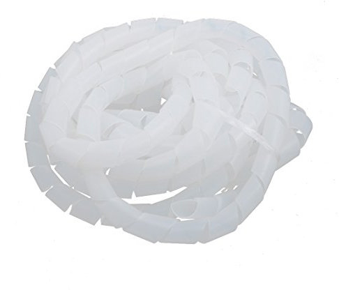 Aexit 28mm Durchmesser. Flexibles Spiralschlauch-Kabel-Wire-Wrap-Computer Verwalten das Kabel Weiß 10 Meter Länge (94ed4270aadd44d6d0ff1ea44b41e604)