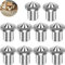 CESFONJER 10 pcs perno centro di allineamento lavorazione del legno punte strumento centro di marcatura trapano, 6 mm centro di centraggio punte perno set di perni (Solid)