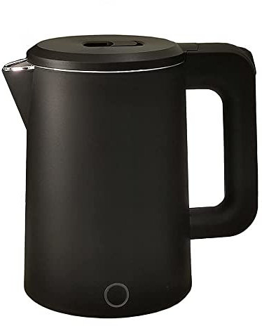 HODAGES Bouilloire électrique sans Fil de 1,0 L, Bouilloire électrique de Voyage compacte, Bouilloire en Acier Inoxydable avec contrôleur Britannique Strix, arrêt Automatique et Protection Contre l'