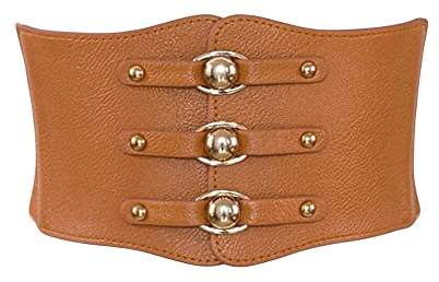 Diyafas Damen Elastischer Kleidergürtel Breiter Gürtel Frauen Taillengürtel Korsett