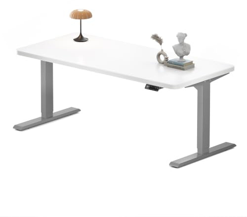 MAIDeSITe S2 Pro Höhenverstellbarer Schreibtisch 160 x 80 cm, 2 Motoren | Schreibtisch Höhenverstellbar, 25 mm Einteilige Tischplatte, Traglast 160 kg, 4 Memory-Steuerung, Sitz-Steh-Erinnerung, USB-C