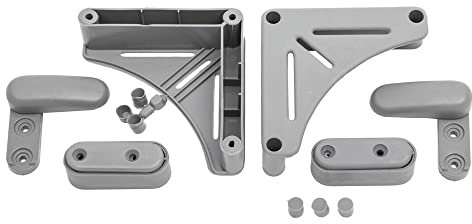 CampervanBits Campervan Table and Campervan Storage and Stowage Bracket Designed for Maximum 20mm Table Thickness Ideal for Camper Conversion and Replacement Part… (Grey)