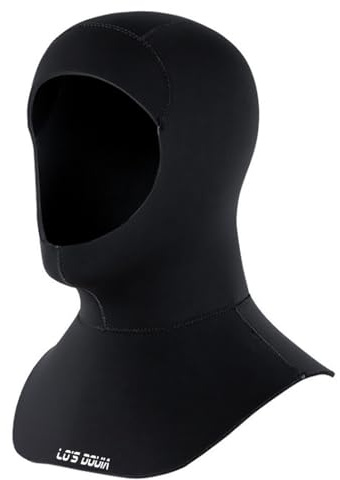 Lo's Douia 3MM Diving Hood Neoprene Scuba Cap Snorkeling Wetsuit Hood Surf Divers Hat for Men Women (Large)