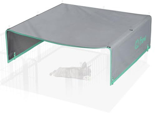 FXW Sun Shade Specialized for FXW Dog Playpen (Not Suitable for Other Brands), Fits for 24 H Rollick/Instant Dog Playpen│Patent Pending (Playpen not Included)
