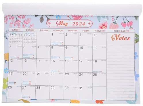 NUOBESTY Wandkalender Monatskalender Hängekalender Familienwandkalender Zimmerkalender Für Zuhause Terminkalender Für Feiertage