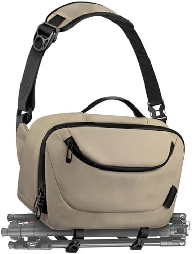 TAAOKA Kameratasche, wasserdichte Kameratasche mit Stativhalterung, DSLR/SLR/spiegellose Kamerataschen, Crossbody für Fotografen