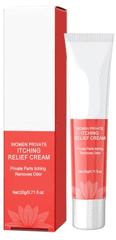 Intimbereich Jucken Salbe, 30g Frauen Intimbereich Juckreiz Relief Creme, Beruhigende Und Erfrischende Anti-Juckreiz Creme Juckreizlinderung Zur Linderung Von Trockenheit, Juckreiz, Brennender Rötung