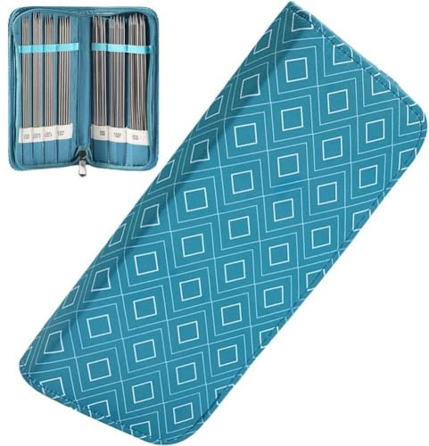 Leere Stricknadel-Aufbewahrungstasche, Häkelnadel-etui, Organizer, Tragbares Kit, Aufbewahrungstaschen Für Stricken, Nähwerkzeug