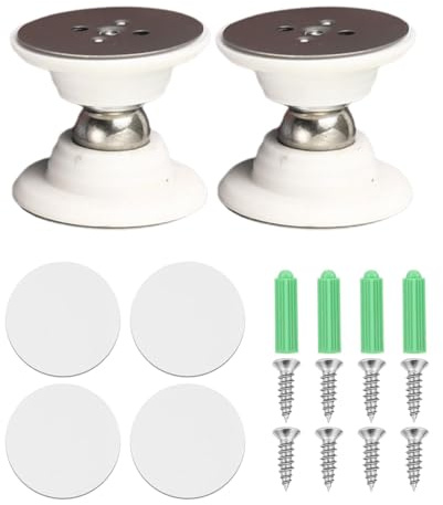 JOYOLA 2 Stück Magnetic RV Door Holder, Magnetische Türschnäpper, Wohnmobil-Türstopper, Türmagnet Selbstklebend, Türstopper mit Kleber und Schrauben, Türhalter für Wohnwagen Wohnmobil Boot