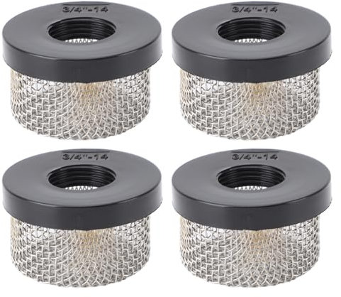 3/4-Zoll-14-Mesh-Sieb, Edelstahl-Belüftersieb, Livewell-Pumpenyachten, Schwimmbäder, SPA, Kompatibel mit MA023, Zum Anschrauben an Industrielle Sanitäranlagen