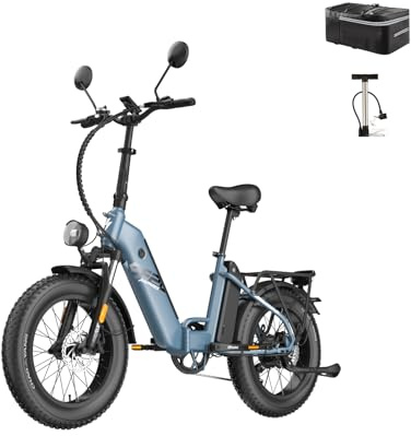 Fafrees FF20 Polar Fatbike E-Bike für Herren & Damen | 20 Zoll Klapprad | 48V 12Ah*2 Akku | 65N.m Motor, 150kg Tragfähigkeit | 170KM Reichweite